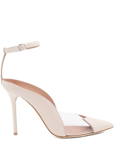 Beige 100mm Malia ankle-strap pumps Malone souliers - women